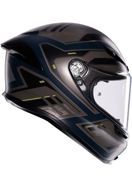 Motosiklet Kaskı K6 Mplk Enhance Matt Grey Yellow Fluo modelleri