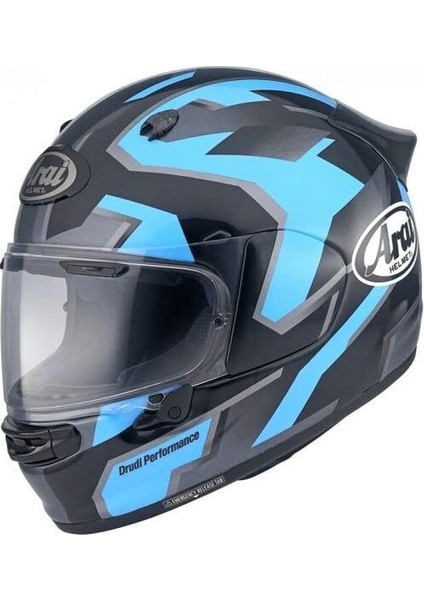 Quantic Motosiklet Kaskı Robotic Blue