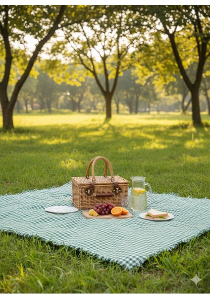Pamuk Dokuma Kareli Masa Örtüsü | Mutfak Sofra ve Piknik Örtüsü fiyatları