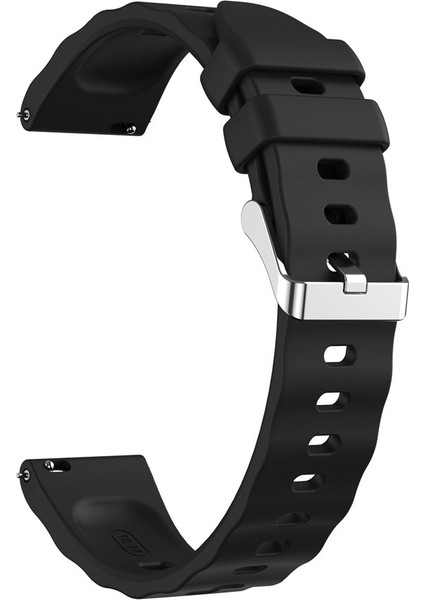 Huawei Watch Gt 6 41MM Uyumlu Dalga Desenli Silikon Kordon 18MM Lansman Kayış modelleri