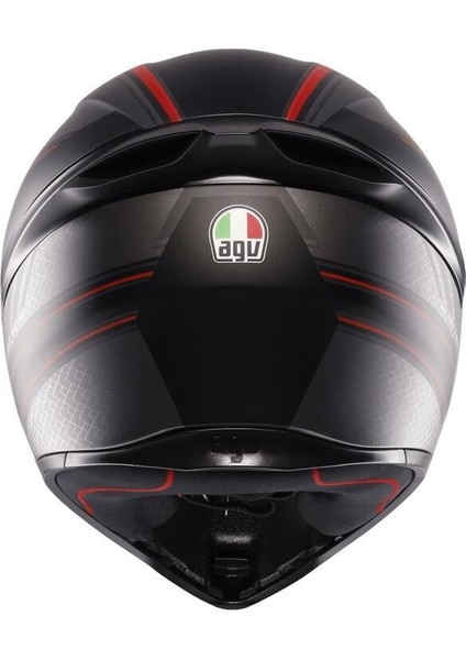 Motosiklet Kaskı K1 S Sling Mat Black Red indirimleri