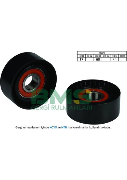 Mtxdpn Alternatör Gergi Rulmani Clio Ii-Kng 1.6-1.4 16V Lgn I-Ii 1.6 16V-MASTER-TRAFFIC-MOVANO-VIVARO1.9DCI