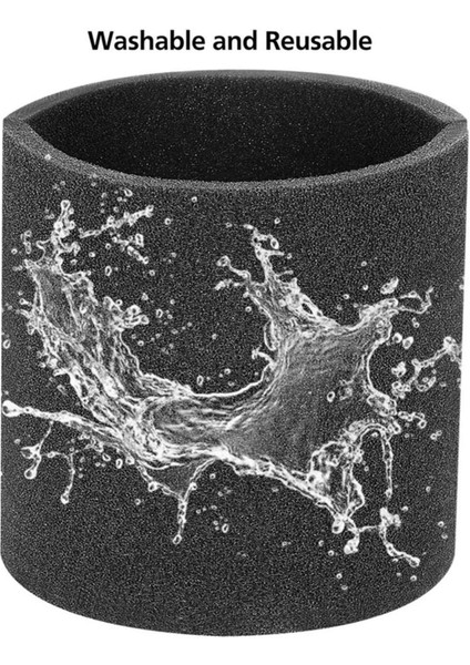 Mağaza-Vac Genie ve Vacmaster 90585 9058500 Vakum Süpüratörleri Için Uygun 2x Yıkanabilir ve Yeniden Kullanılabilir Köpük Filtresi (Yurt Dışından) modelleri