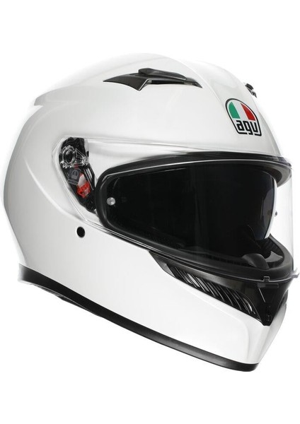 K3 Mplk Mono White Motosiklet Kaskı