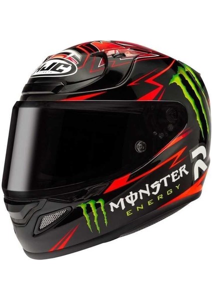 RPHA12 Kapalı Motosiklet Kaskı Quartararo Replica Mc1