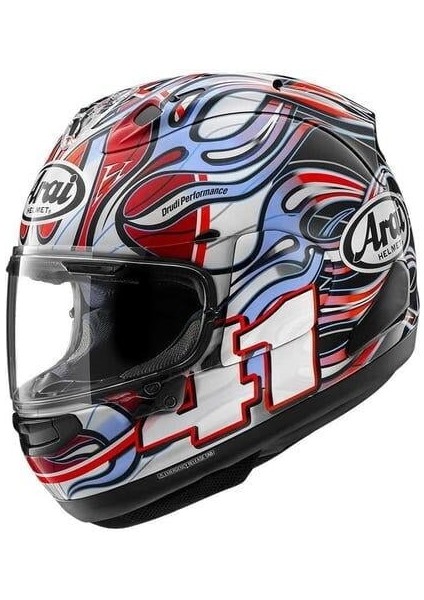 Rx-7 V Evo Haga Wsbk Kapalı Motosiklet Kask