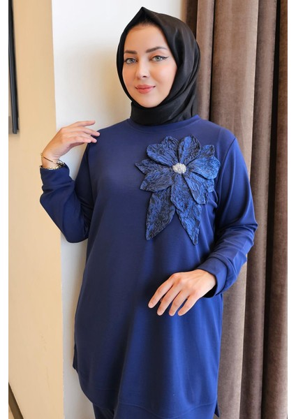 Kadın Dikme Çiçek Detaylı Tesettür Takım fiyatları