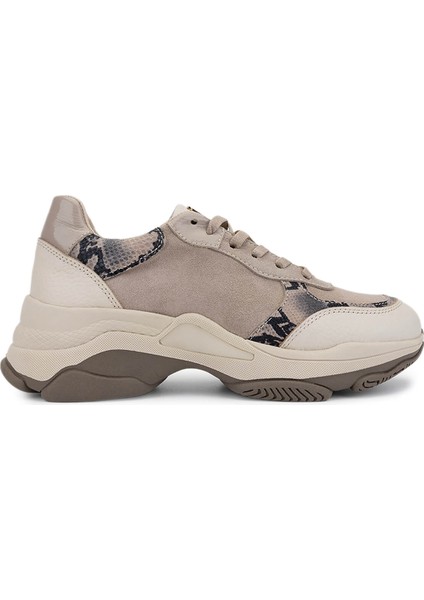 Kadın Hakiki Deri Bej Süet Sneakers & Spor Ayakkabı 154 3382 Bn Ayk SK25-26 Bej Suet