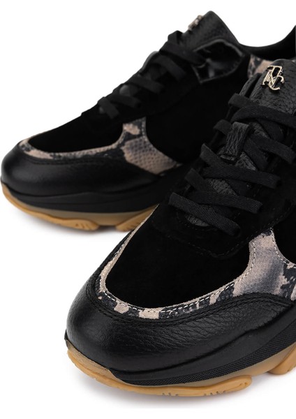 Kadın Hakiki Deri Siyah Sneakers & Spor Ayakkabı 154 3382 Bn Ayk SK25-26 Sıyah modelleri