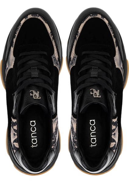 Kadın Hakiki Deri Siyah Sneakers & Spor Ayakkabı 154 3382 Bn Ayk SK25-26 Sıyah indirimleri