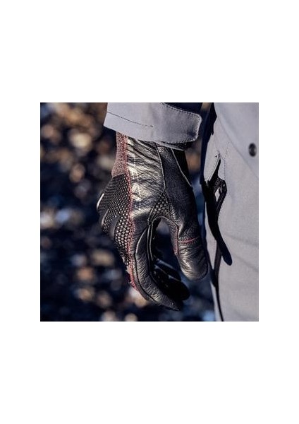 Karakum Ergo-Tek Korumalı Motosiklet Eldiveni Blk