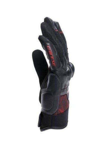 Ermex Black Red Lava Tekstil Korumalı Motosiklet Eldiven fırsatları