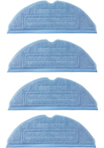 4x Yedek Paspaslar Rag Bezleri Roborock Için Paspas Pedler (Yurt Dışından)