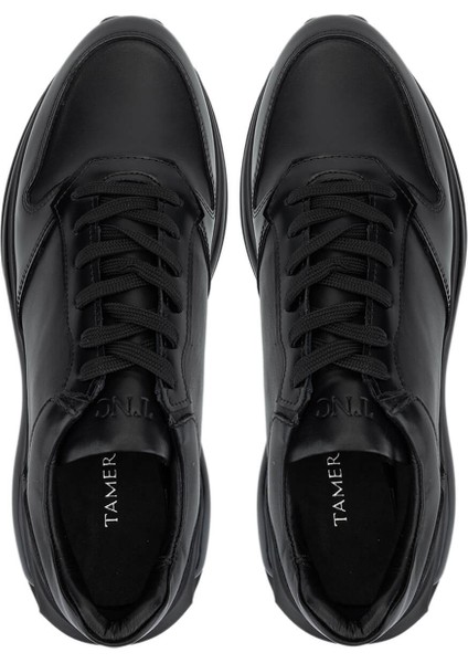 Erkek Hakiki Deri Siyah Sneakers & Spor Ayakkabı 1145 1504 Erk Ayk SK25-26 Sıyah indirimleri