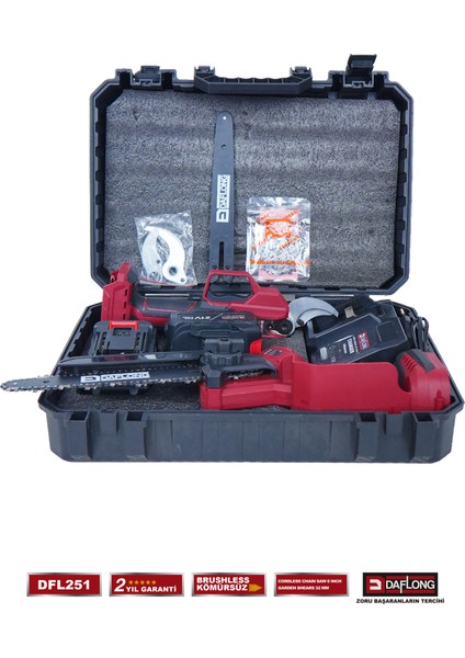 Pro 2.1 M Teleskopik Uzatma Kollu 2'li Set Dijital Bağ Makası + Dijital Dal Budama DFL-251 indirimleri