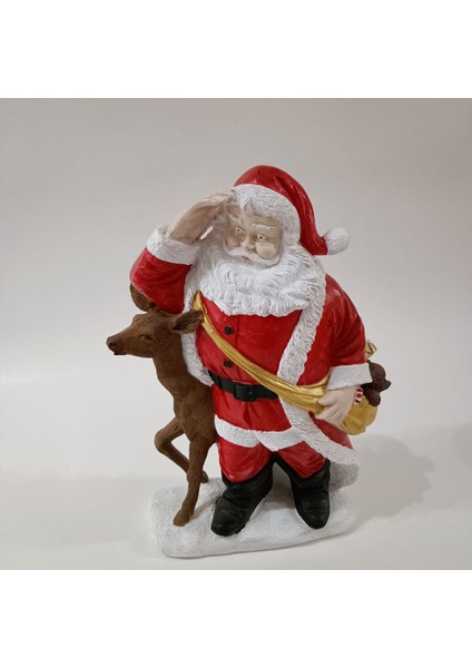 Geyikli Noel Baba Biblo - 18 x 32 cm fırsatları