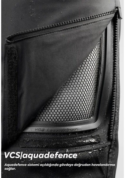 Vertical Gore-Tex Korumalı Motosiklet Montu Koyu Gri fırsatları