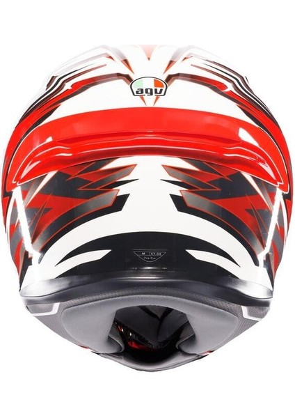 Kapalı Motosiklet Kaskı K6 S Mplk Reeval Wht Red Grey fiyatları