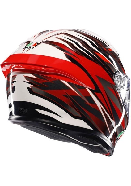 Kapalı Motosiklet Kaskı K6 S Mplk Reeval Wht Red Grey modelleri