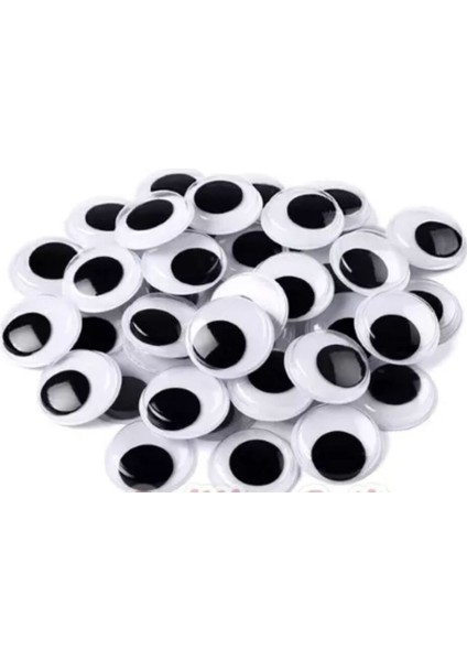 Oynar Plastik Göz Oyuncak Göz 12 mm (50 Adet)