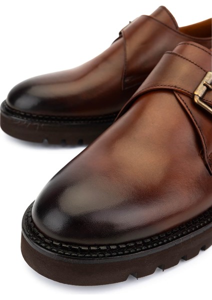 Erkek Hakiki Deri Taba Klasik Ayakkabı 1170 49 Erk Ayk SK25-26 Taba Fnsj modelleri