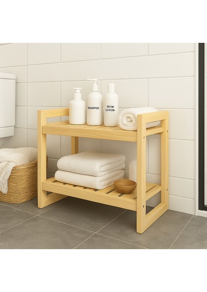 2 Katlı Organizer – Ayakkabılık, Saksılık, Banyo Rafı, Yan Sehpa, Dekoratif Raf fırsatları