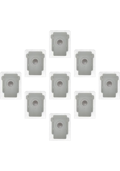 Irobot Için 9pcs Roomba I7+ I7 Plus J7 J7+/plus E5 E6 E7 S9 S9+ Robot Toz Torbası Değiştirilebilir Yedek Parçalar (Yurt Dışından)