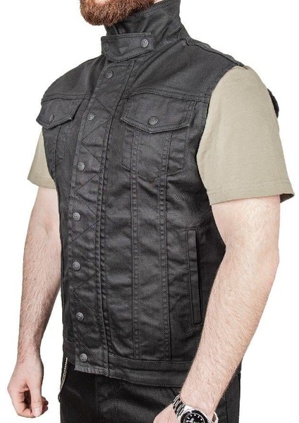 Thebikerjeans Black Iron Vest Kot Motosiklet Yeleği modelleri