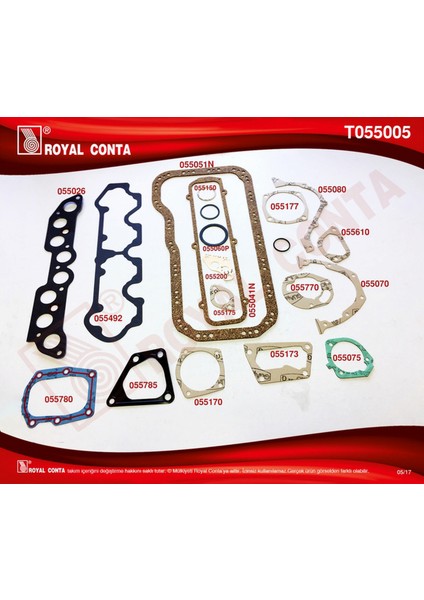 Mtxdpn Motor Takim Contasi Yarim Skc Siz Tempra 1.6 Tk