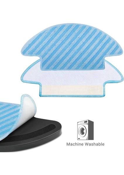 4pcs Lefant M210 Robot Vakum Süpürge Yıkanabilir ve Yeniden Kullanılabilir Güçlü Su Kilitleme Pos (Yurt Dışından) modelleri