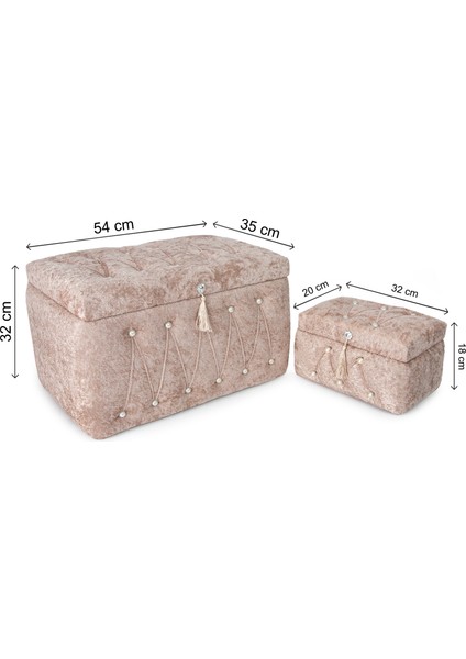 Söz Nişan Düğün Çeyizlik Kadife Gelin Bohça Ikili Sandık - Kiremit modelleri