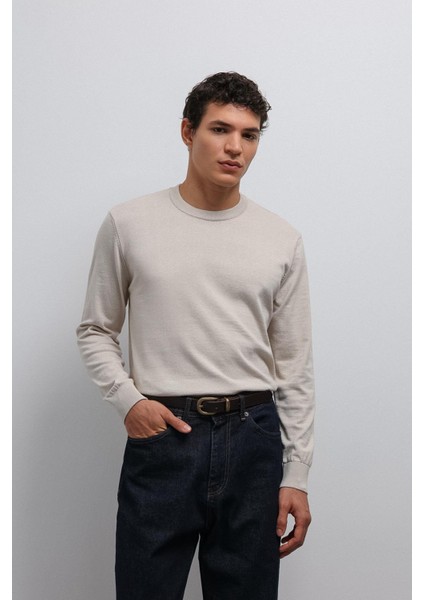 Taş Yumuşak Dokulu Basic Erkek Kazak