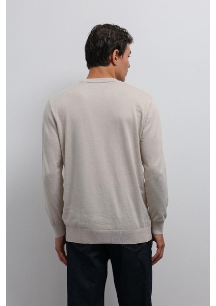 Taş Yumuşak Dokulu Basic Erkek Kazak