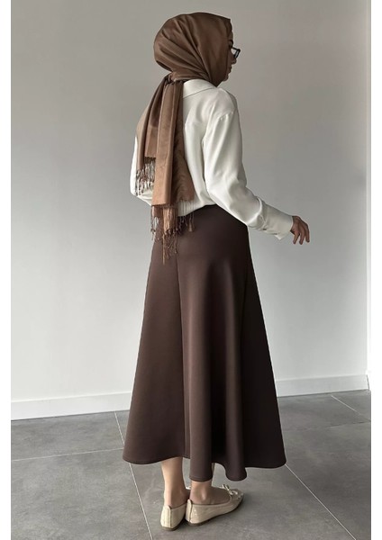 Bel Lastikli Scuba Tesettür Kiloş Etek P-00018921 modelleri