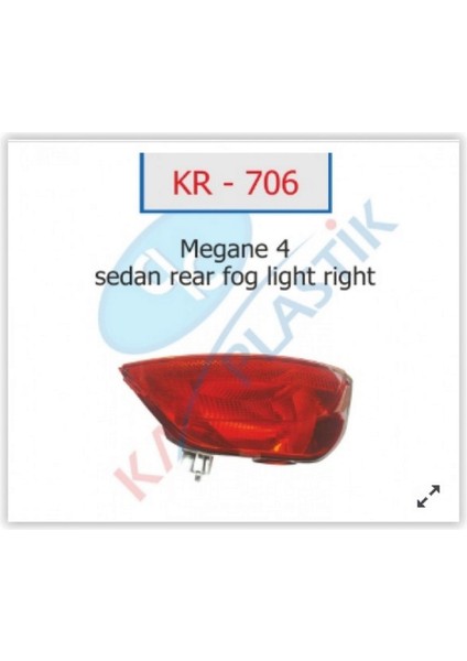 Mtxdpn Arka Sis Far Lambasi Sağ Mgn 4 Sedan Model