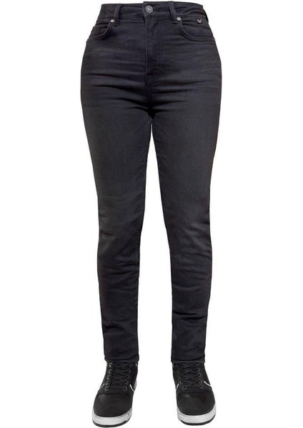 Thebikerjeans Lucy Black Cordura® Korumalı Motosiklet Kot Pantolonu Kadın