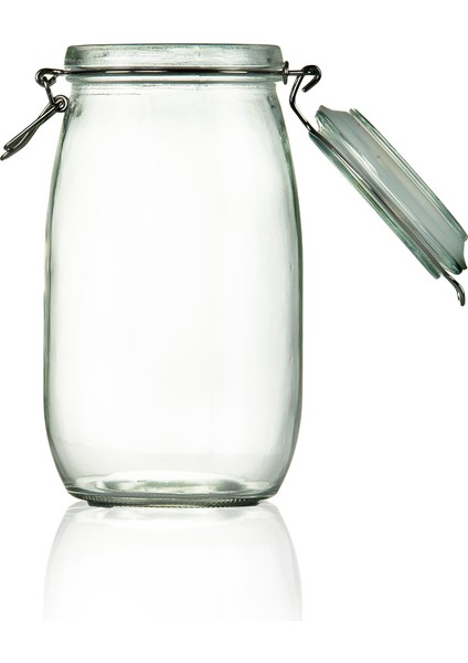 Korken Kavanoz 1500 ml Vakumlu Kilitli Cam Saklama Kavanozu fiyatları