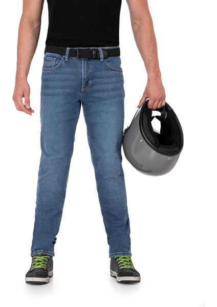 Thebikerjeans Urbanizer Blue Korumalı Motosiklet Kot Pantolonu