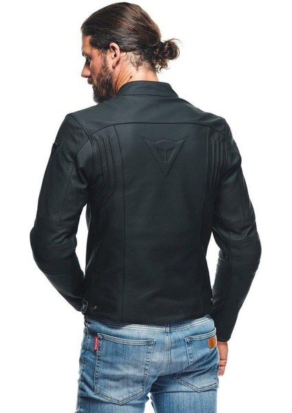 Razon 2 Korumalı Deri Motosiklet Mont Black fiyatları