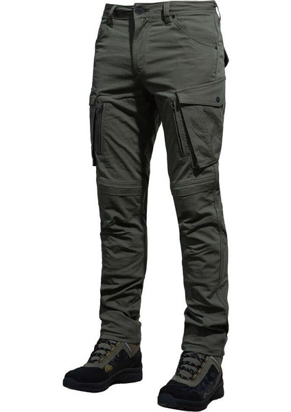 Thebikerjeans Truva Cargo Khaki Korumalı Motosiklet Pantolonu Erkek fiyatları