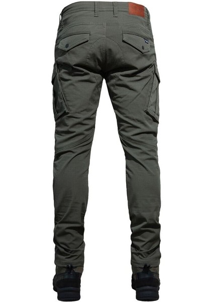 Thebikerjeans Truva Cargo Khaki Korumalı Motosiklet Pantolonu Erkek fırsatları