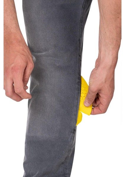 Thebikerjeans Urbanizer Grey Korumalı Motosiklet Kot Pantolonu