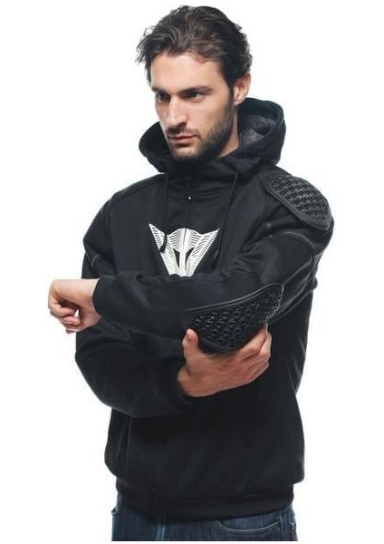 Daemon x Safety Korumalı Motosiklet Hoodie Mont