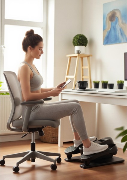 Eliptik Bisiklet Uzaktan Kumandalı Egzersiz Aleti Şarjlı /elektrikli