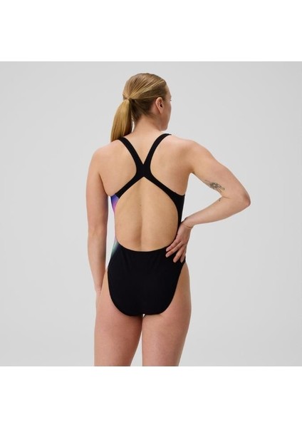 Printed Powerback Kadın Yüzücü Mayosu fiyatları