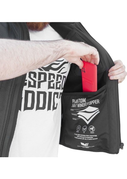 Thebikerjeans Phantom Smart Windstopper Motosiklet Yelek Unisex modelleri