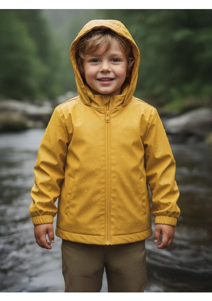 Içi Polarlı Basic 2-5 Yaş Yağmurluk - Sarı 4-5 Yaş fiyatları