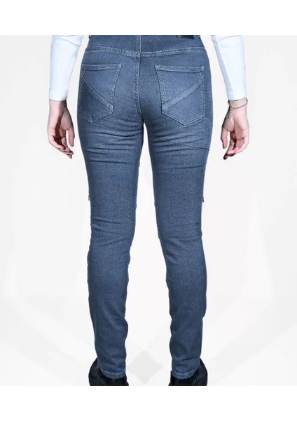 Duman Korumalı Motosiklet Kot Pantolon Unisex