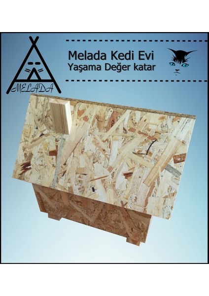 Büyük Kedi Evi - Kedi Kulübesi Barınak Yuva Dış Mekana Uygun indirimleri