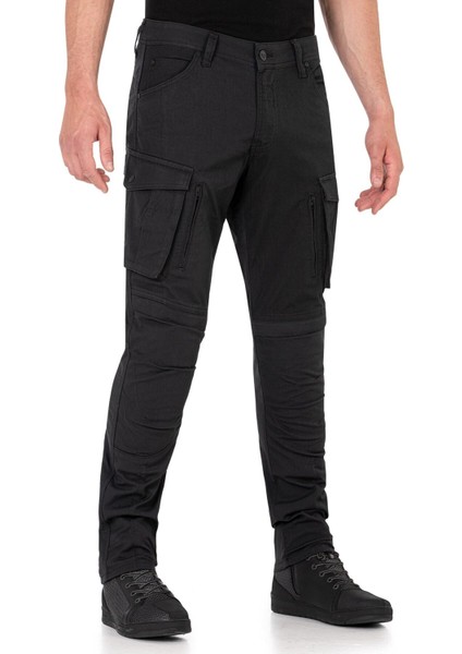 Thebikerjeans Truva Cargo Black Korumalı Motosiklet Pantolonu Erkek modelleri